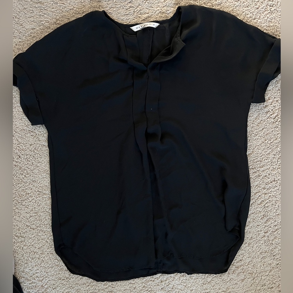 Max Studio Black Blouse
